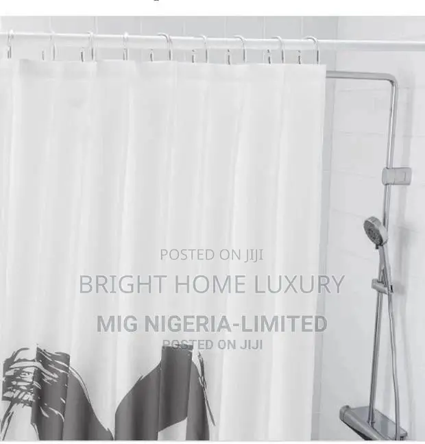 Adjustable Shower Curtain Pole - Curtain Not Included