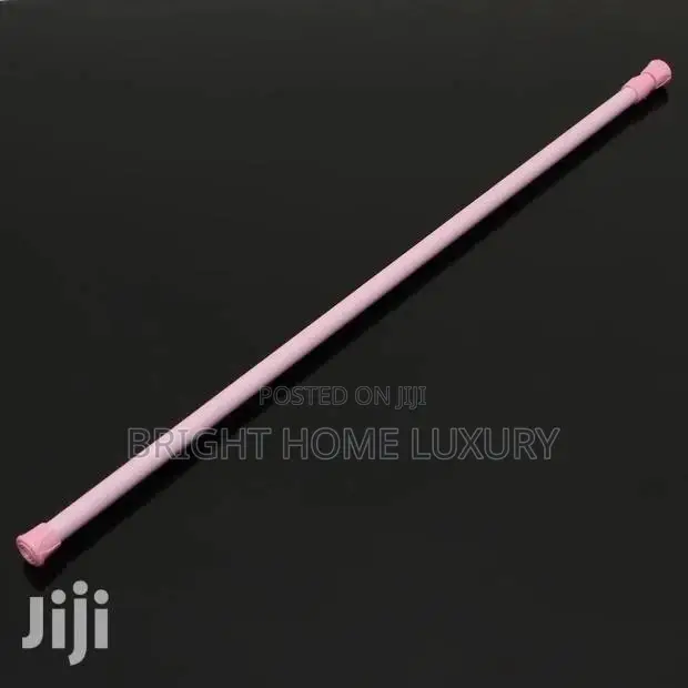Adjustable Shower Curtain Pole - Curtain Not Included