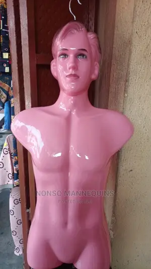 Half Cover Male With Head Chest Display Mannequin
