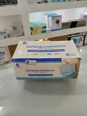 Medical Disposable Face Mask, Blue or Black