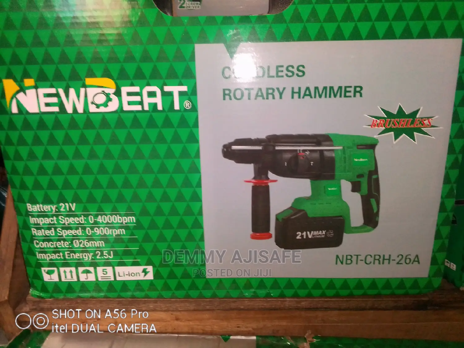 Newbeat Cordless Rotary Hammer 21v