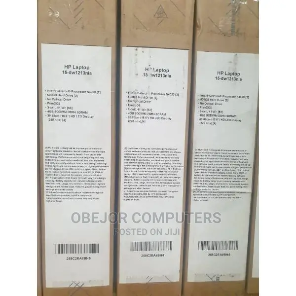 New Laptop HP 15 4GB Intel Celeron HDD 500GB