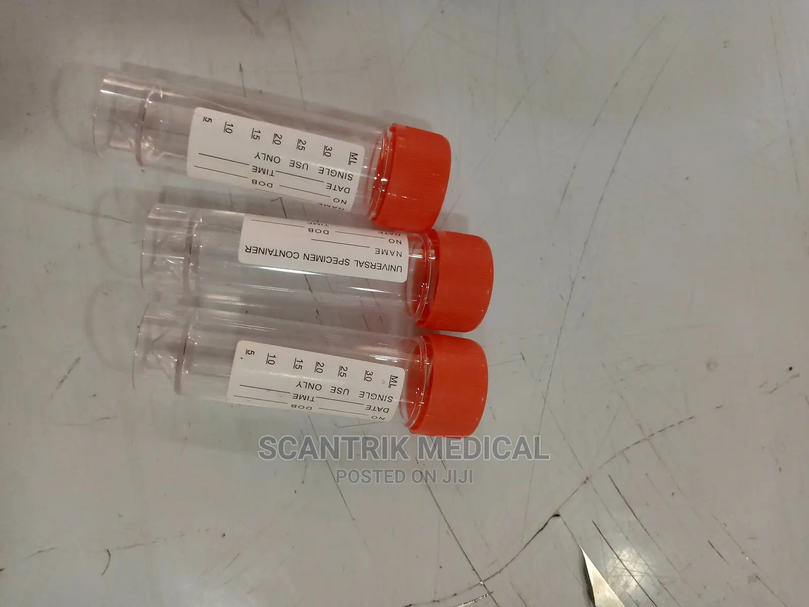 30ml Universal Container Polystyrene Plain Label