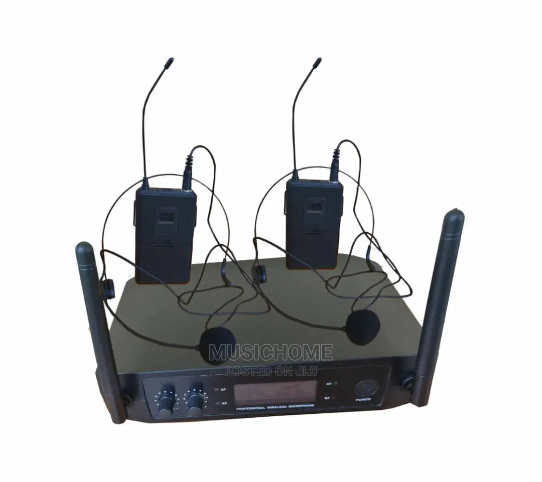 Dual Wireless Headset Microphone