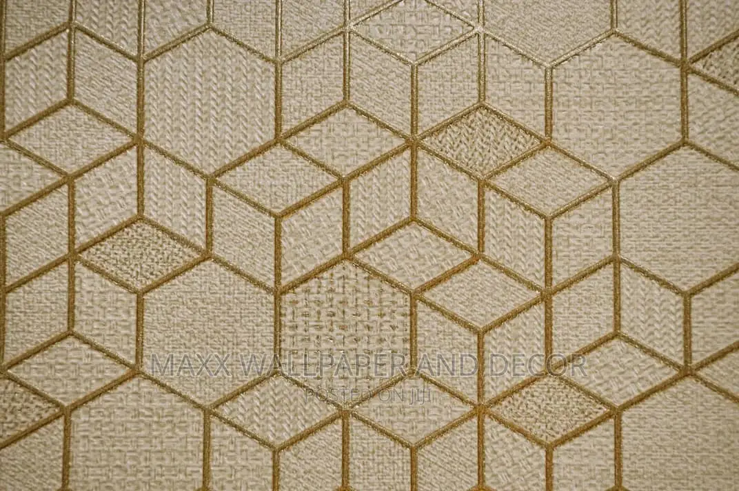 3D Gold Wallpaper 16.5squaremeter Over 200designs