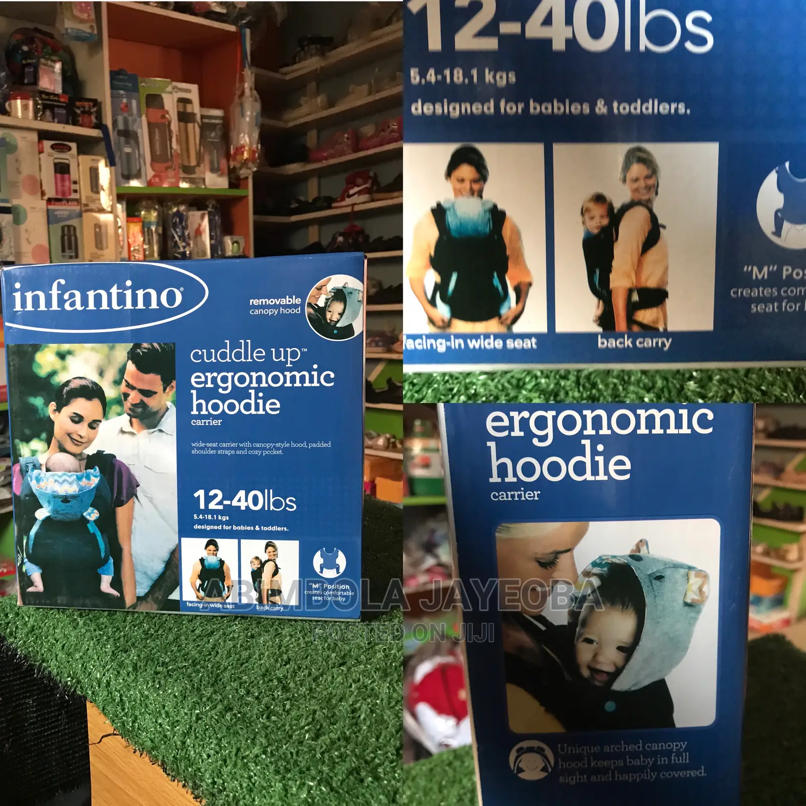 Infantino Cuddle Up Ergonomic Hoodie Baby Carrier