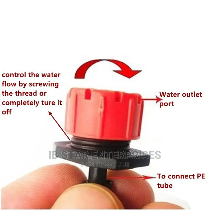 Garden Irrigation 50packs Adjustable Nozzle Drippers
