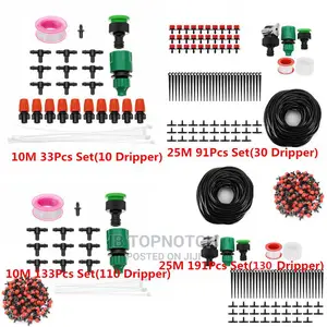 100 Pack Irrigation Sprinklers Watering Drippers