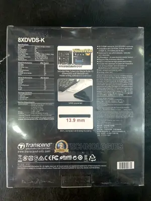 Transcend External DVD ROM, External DVD Rewriter