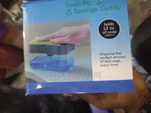 Soap Pump and Sponge Caddy