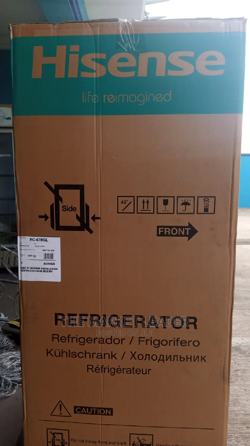 Hisense Refrigerator Side by Side 67wsbg