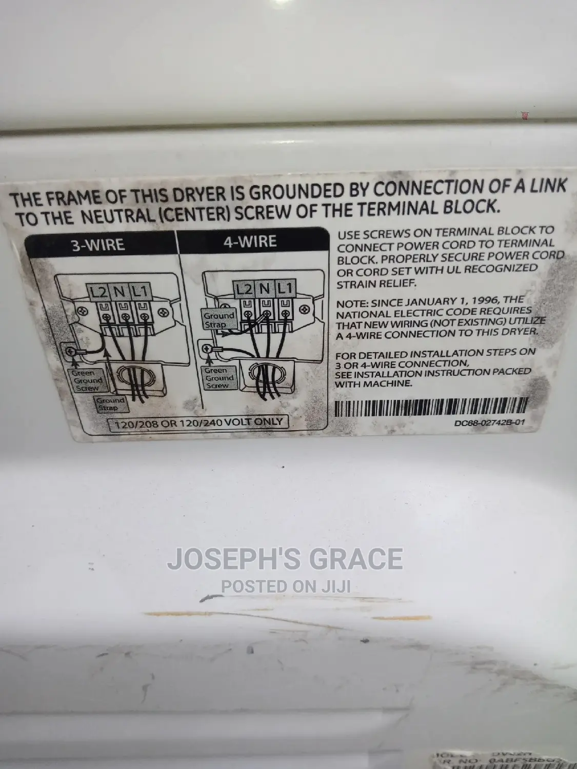 18kg Samsung Automatic Fast Dryer Machine