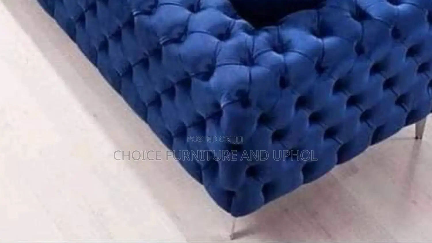 Sofa Chair L Shape Blue