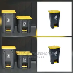 Grey Pedal Bins