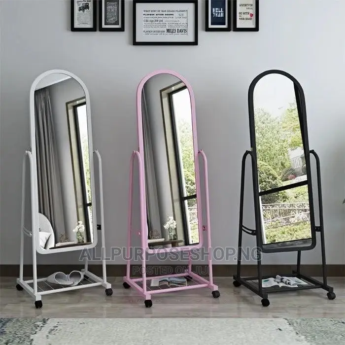 Swing Mirror Stand on Wheels