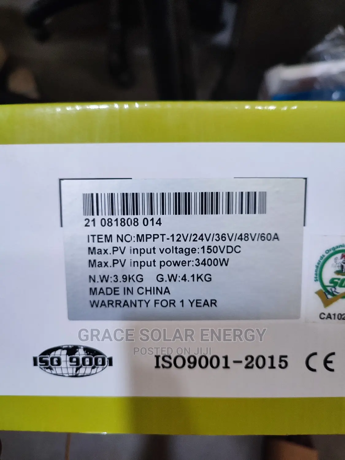 60a Yohako Charge Controller