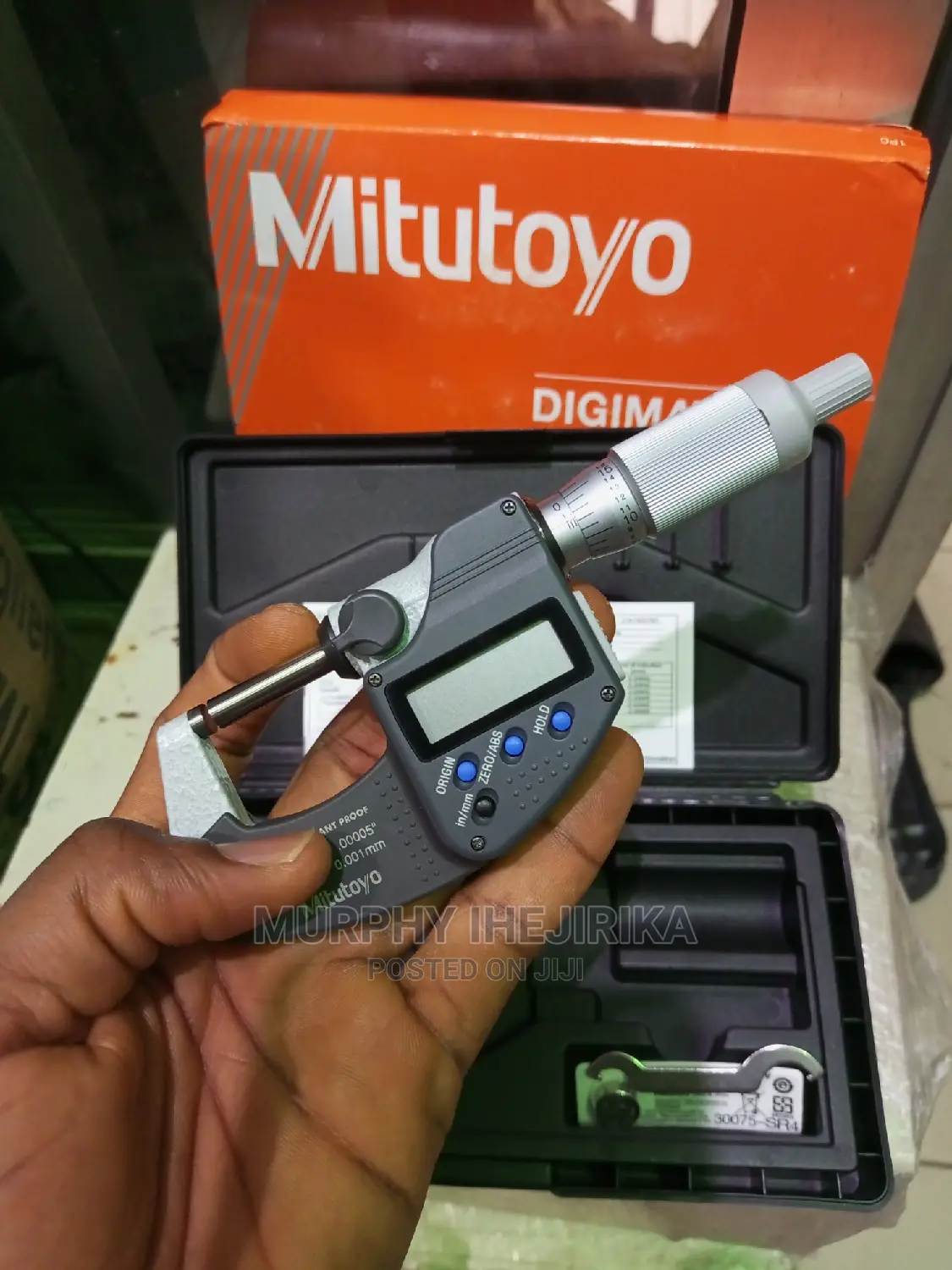 Mitutoyo Digimatic Micrometer, Range: 0-1"/0-25.4 Mm,Ip65