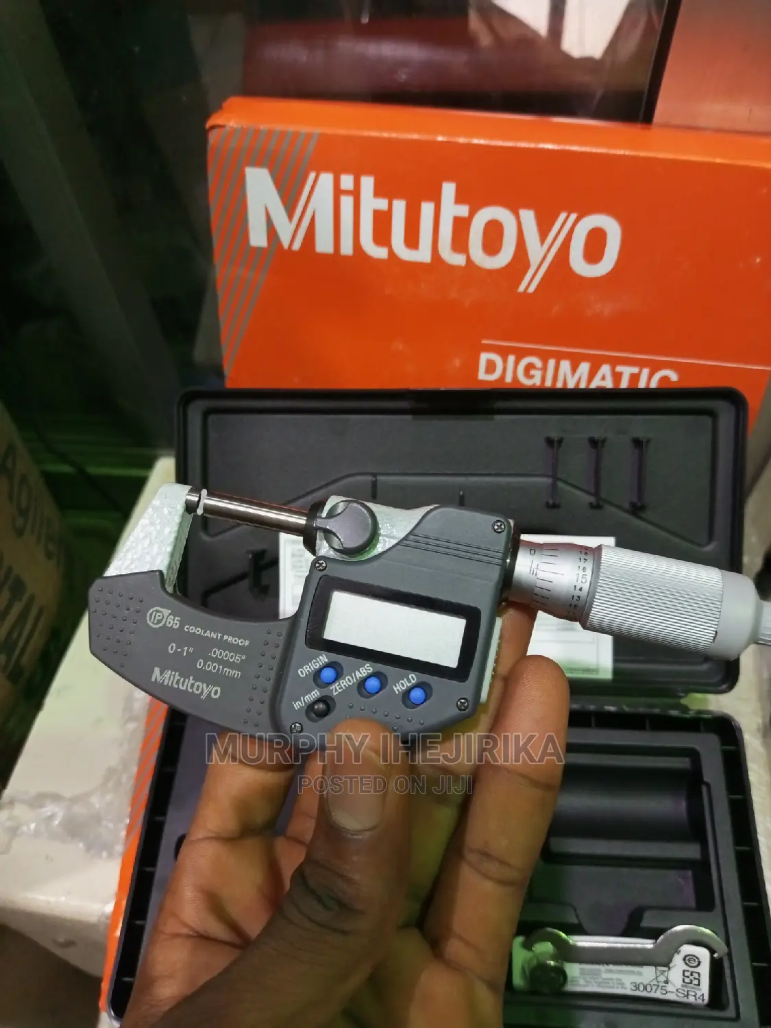 Mitutoyo Digimatic Micrometer, Range: 0-1"/0-25.4 Mm,Ip65