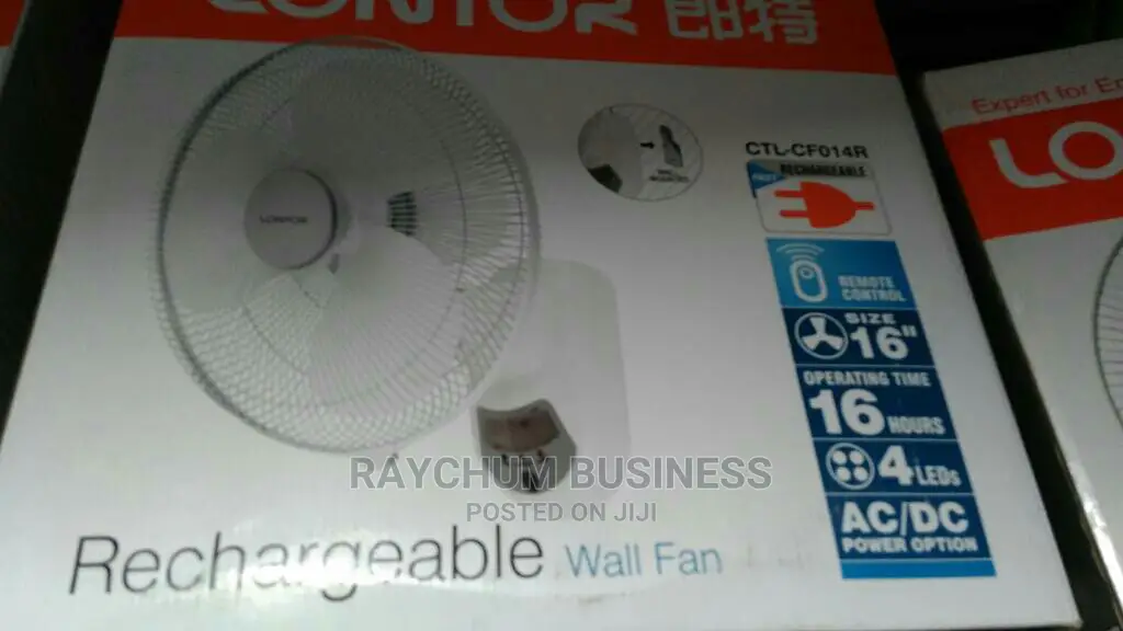Lonton Wall Rechargeable Fan 16inches