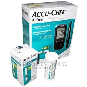 Accu-Check Blood Glucose Meter With 50 Test Strips