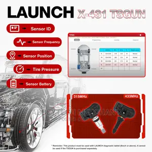 LAUNCH X431 TSGUN TPMS Learning Programming Car Scanner