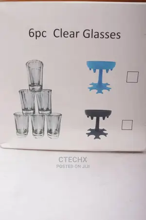 6 Shot Glass Pourers Holder Dispenser for Filling Liquids