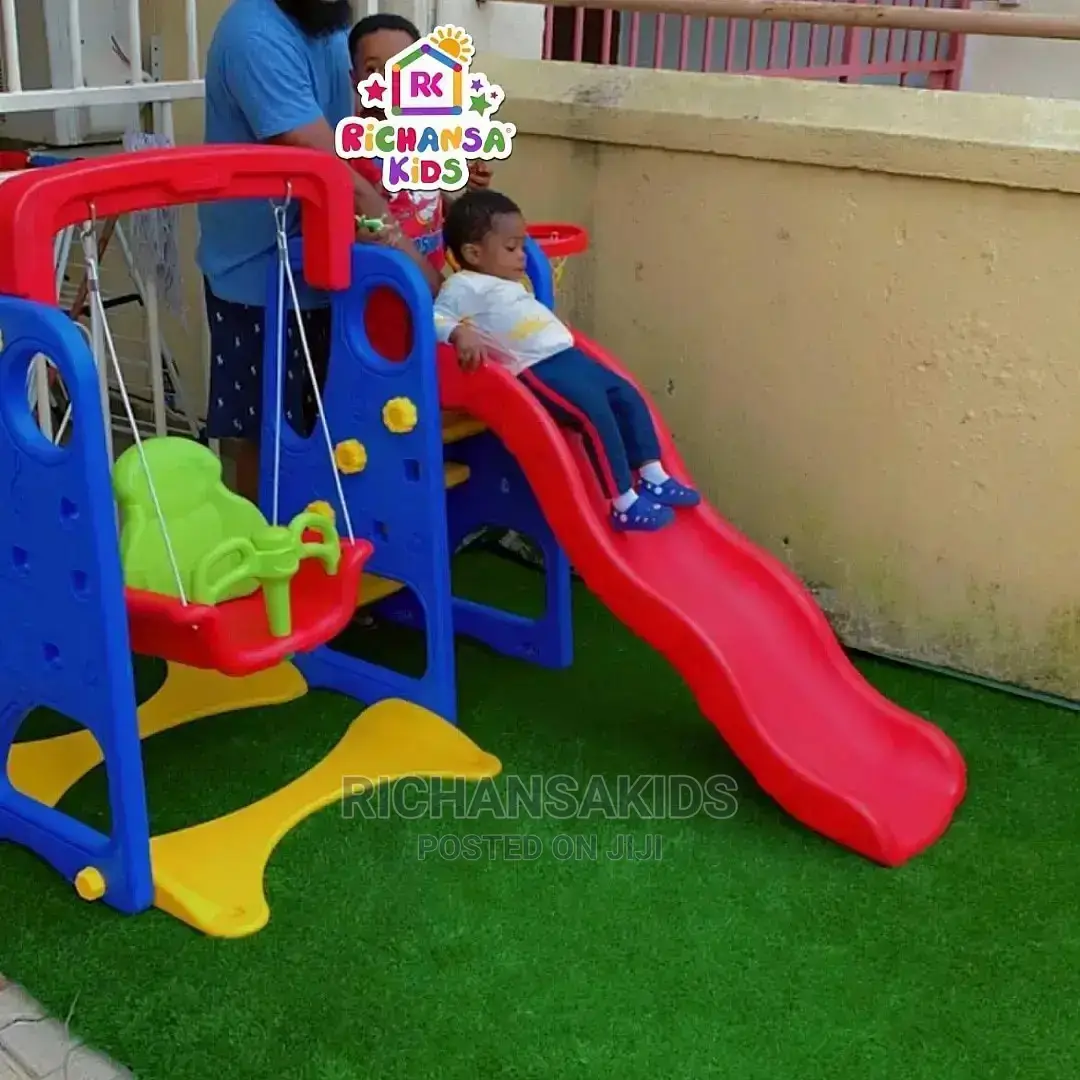 Customized 3 in 1 Quality Kids Playground Set