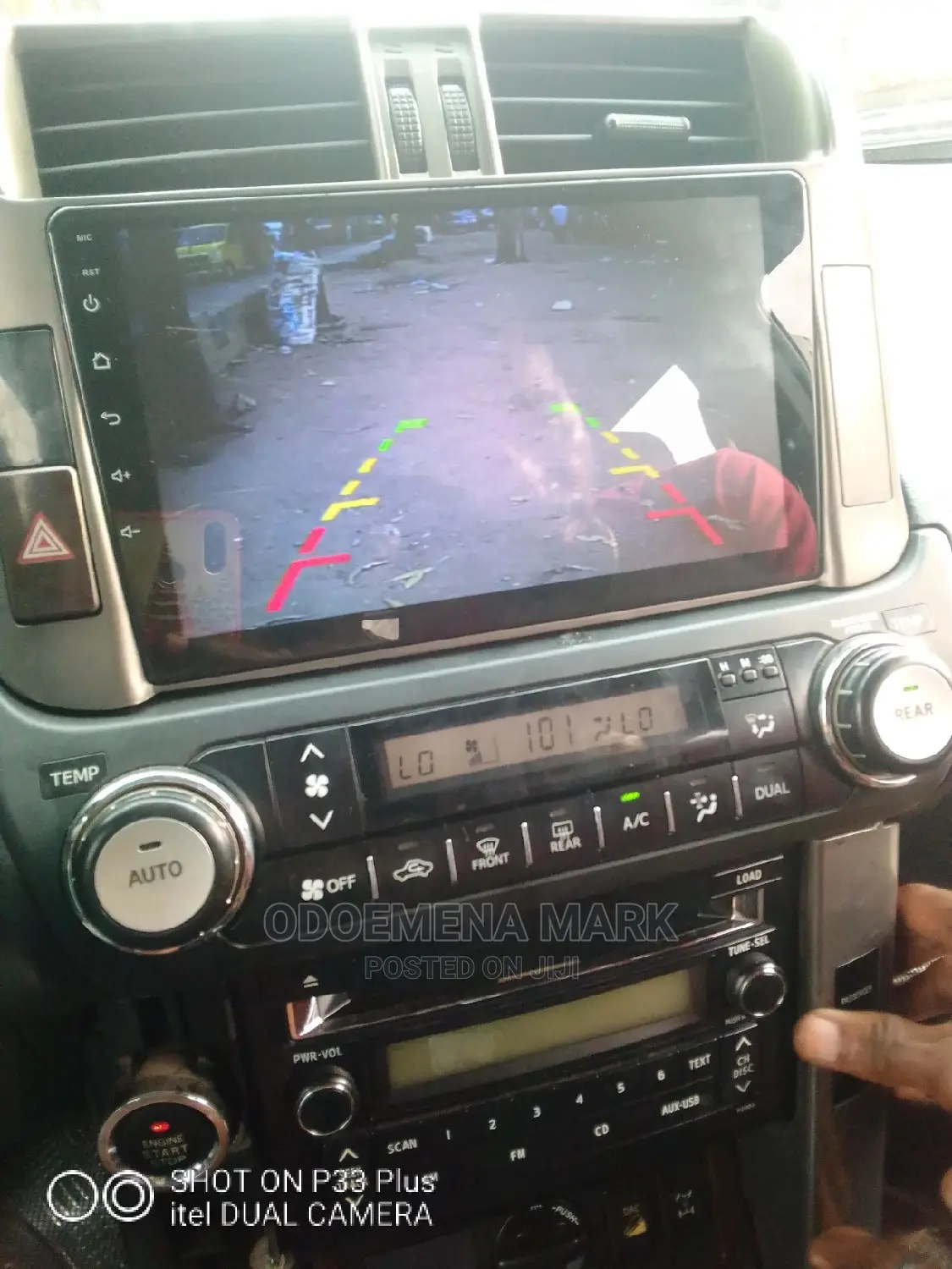Toyota Parado Android DVD Navigation System Reverse Camera
