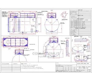 Design/Drawing, Fabrication And Installation Of Storage Tank