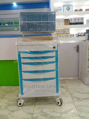 Nurse Anesthesia Trolley Cart With Wheels