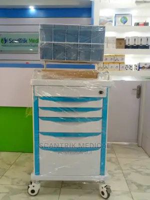 Emergency Anesthesia Trolley With Wheel