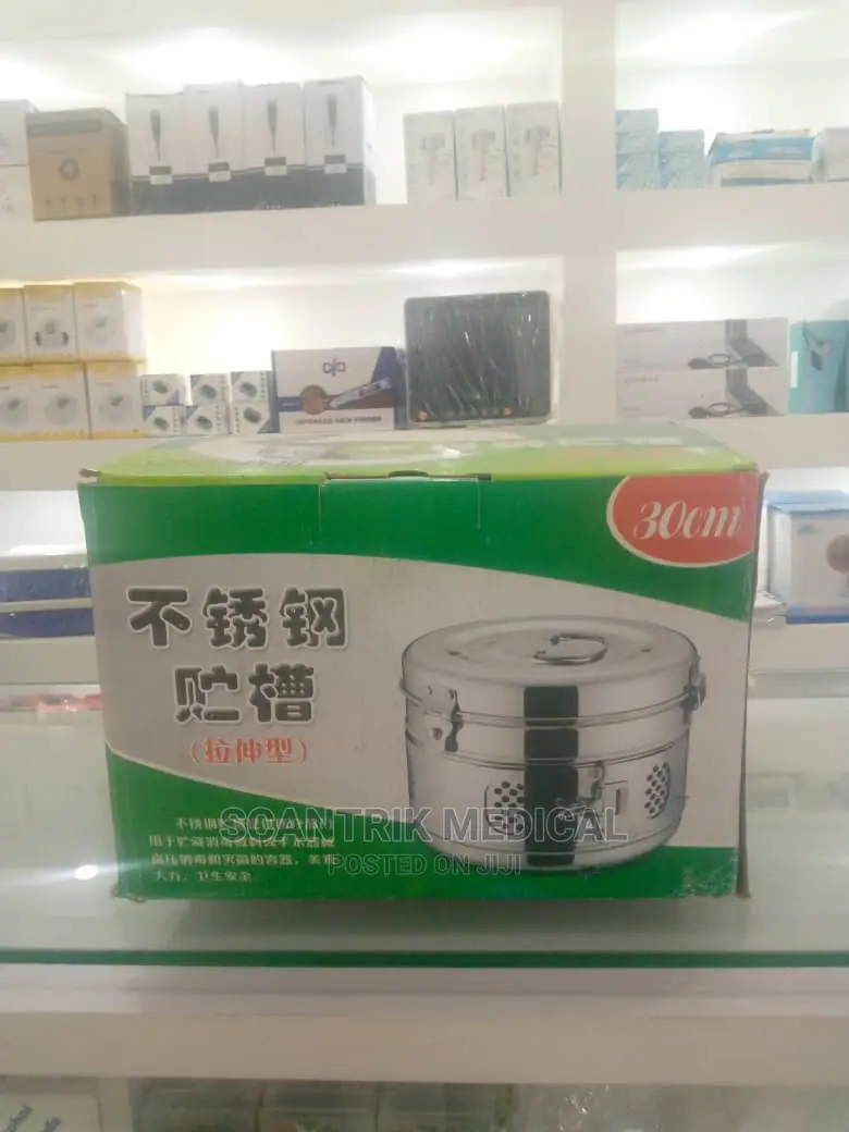 Solid Dressing Drum Hospital Holloware