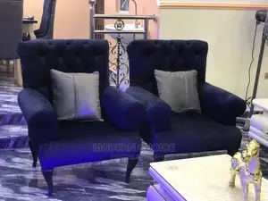 Set of Tufted Sofa With Throw Pillows