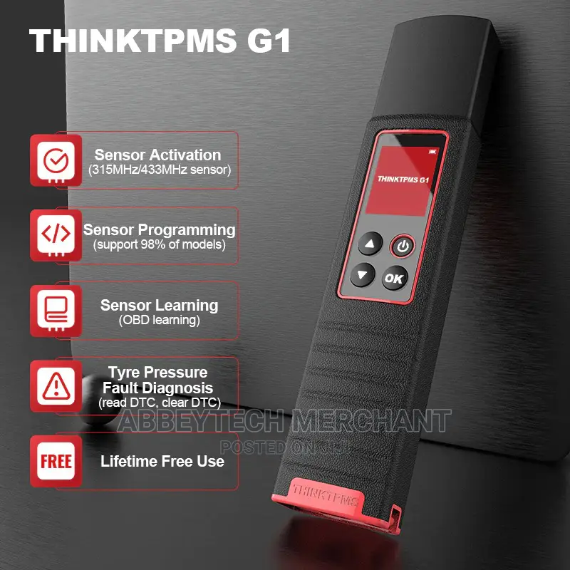 THINKTPMS G1 TPMS Inspection, Sensor Reading N Programming