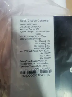 40ah MPPT Charge Controller SMK.