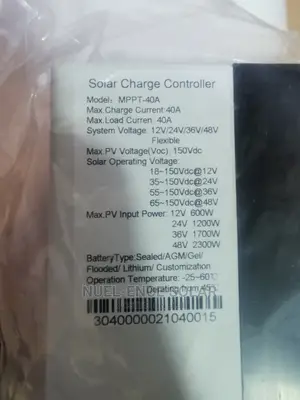 40ah MPPT Charge Controller SMK.