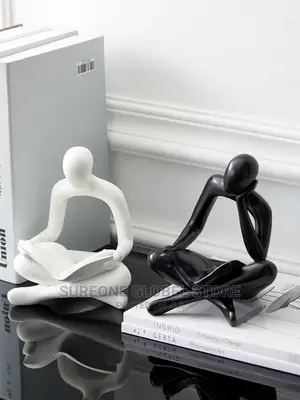 Nordic Home Decoration Abstract Thinker Statue