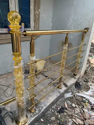 Stainless Handrails With Crystal Baluster