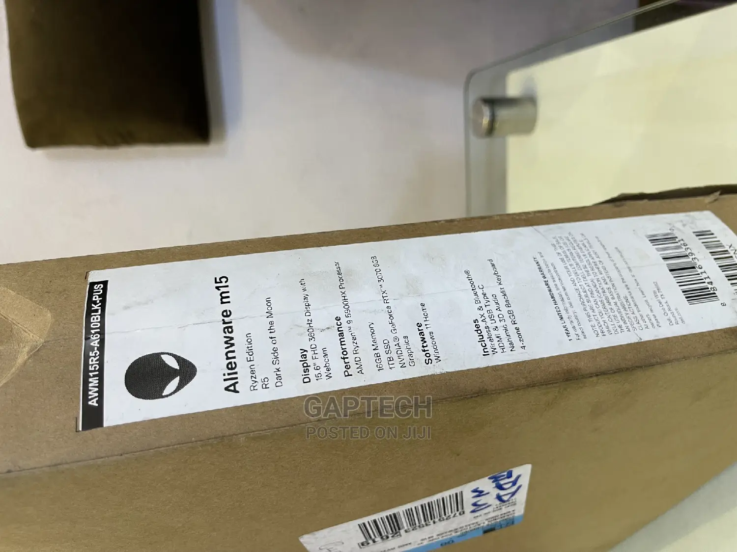 Laptop Dell Alienware M15 16GB AMD Ryzen SSD 1T