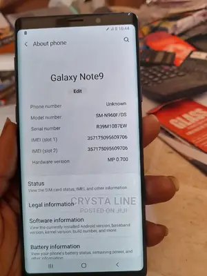 Samsung Galaxy Note 9 128 GB Black