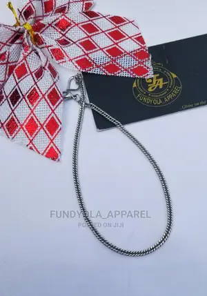 Silver Cuban Leg Chain and Anklet