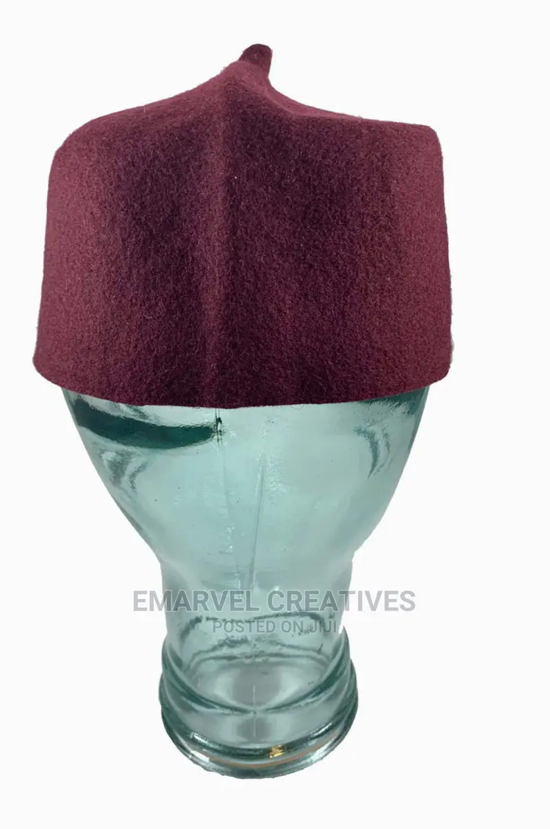 Wine Igbo Cap, Wine African Cap