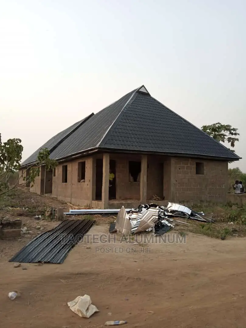 Aluminium Roofing Sheet, Steptiles Design Black Colour