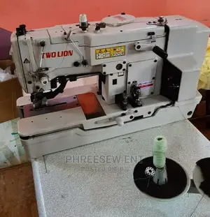 Twolion Industrial Buttonhole Machine.