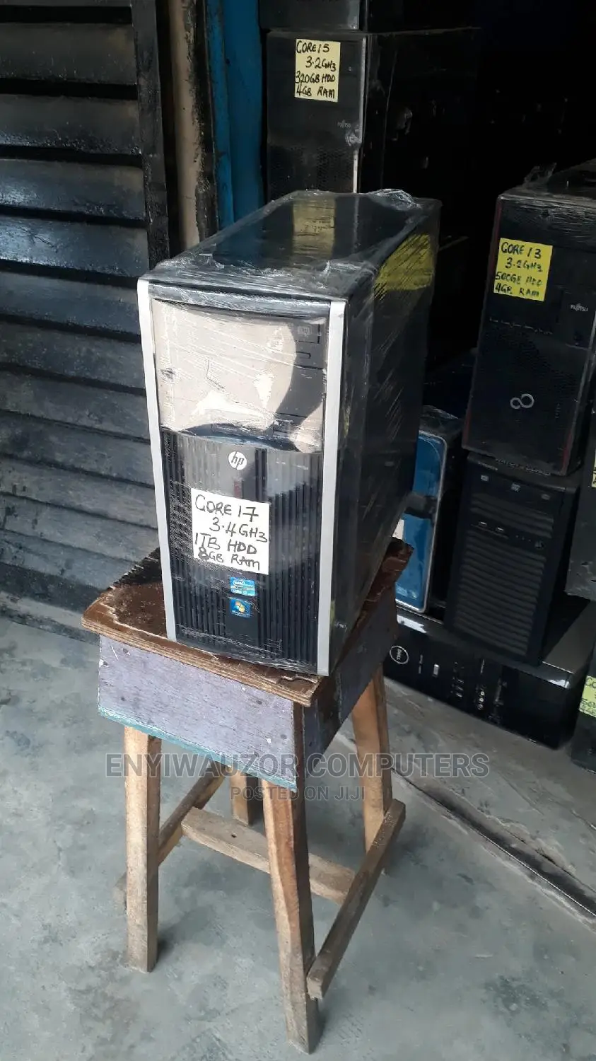 Desktop Computer HP 8GB Intel Core i7 HDD+SSD 500GB