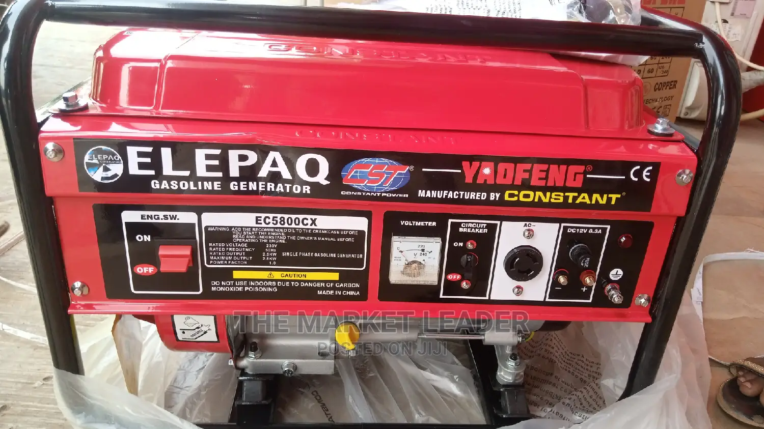 Elepaq 2.8kva Constant Generator Sv5800 Kick Start