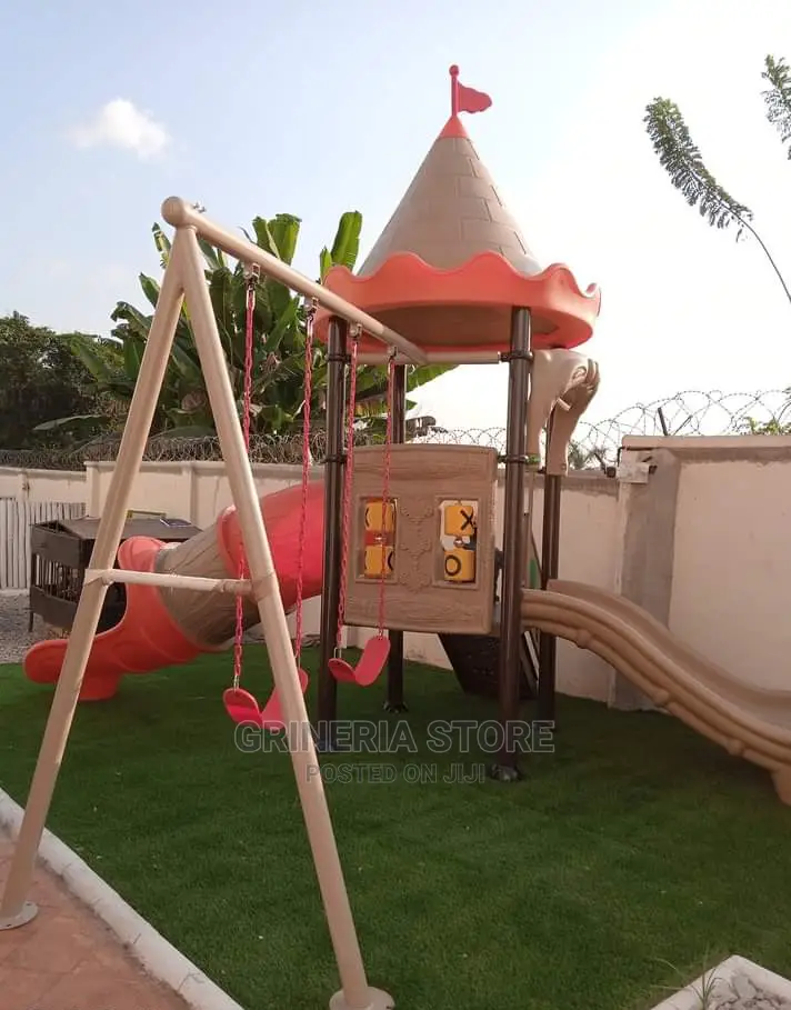 Big Outdoor Play System With Tunnel