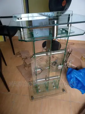 High Neat Transparent Quality Glass Altar