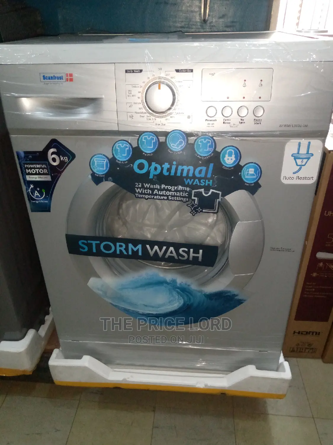 Scanfrost Washing Machine 6kg Full Auto Front Loader