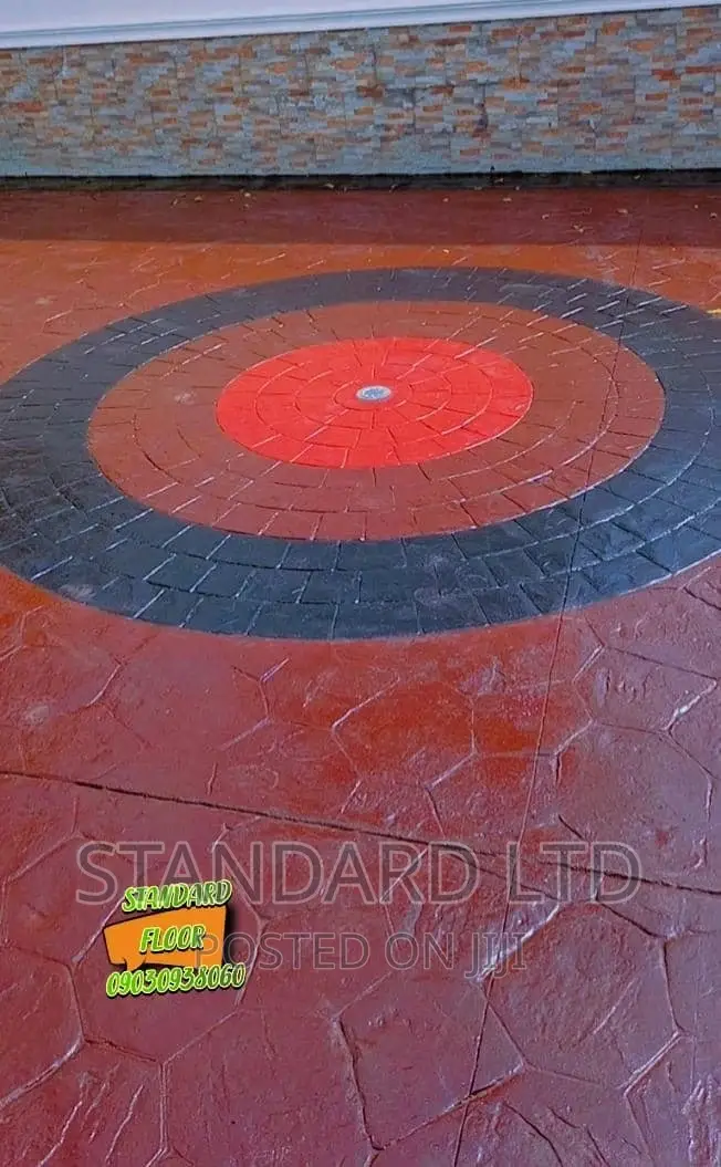 Random Stone Stamp Concrete